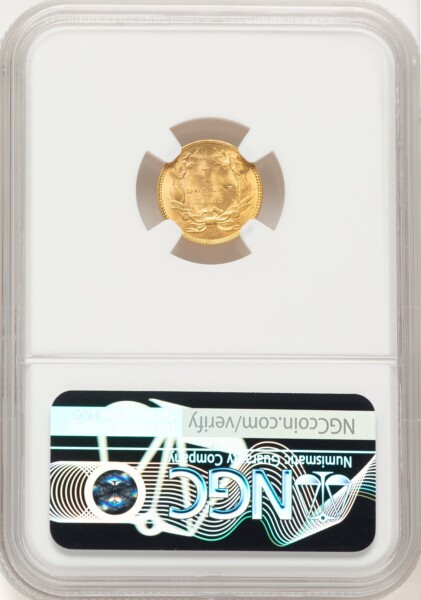 1855 G$1 Type Two, MS 64 NGC