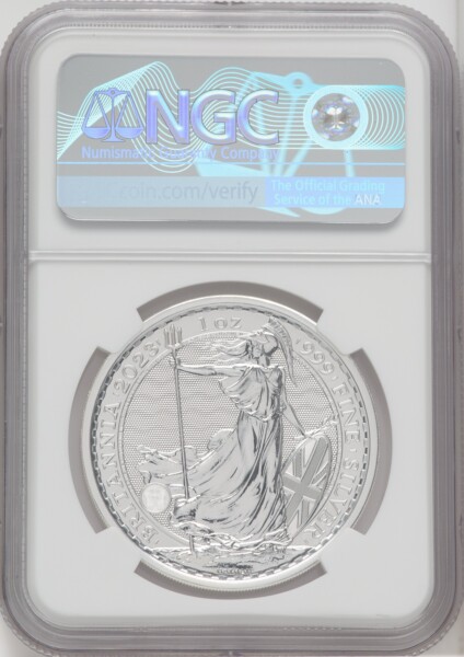 2023 G.B. S2 BRITANNIA-QE II OBVERSE 59TH TO LAST COIN STRUCK. 69 NGC