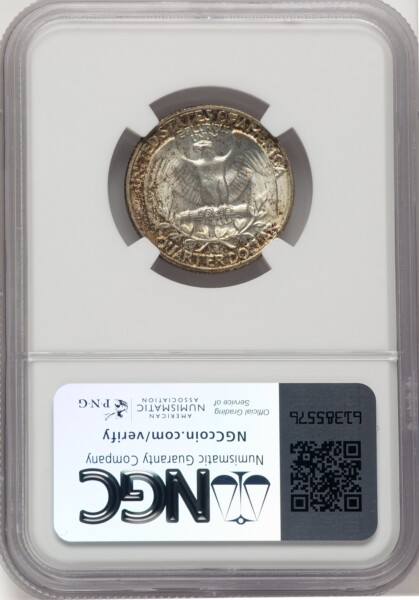 1953-D 25C CAC NGC Plus 67 NGC