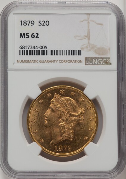 1879 $20 62 NGC