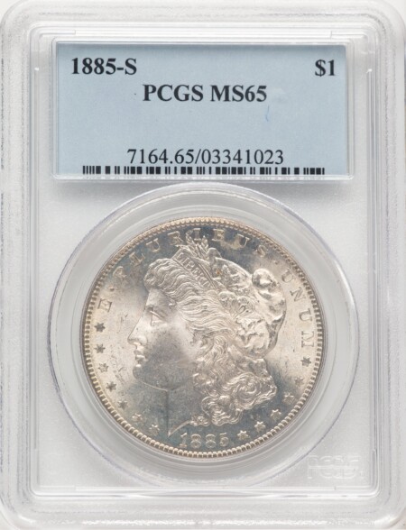 1885-S S$1 65 PCGS