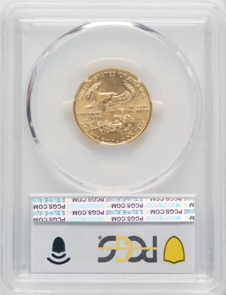 1993 Gold Eagle 1/4 oz Blue Gradient 69 PCGS