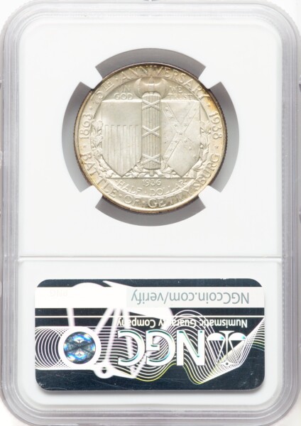 1936 50C Gettysburg, MS 66 NGC