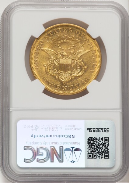 1861-O $20 55 NGC