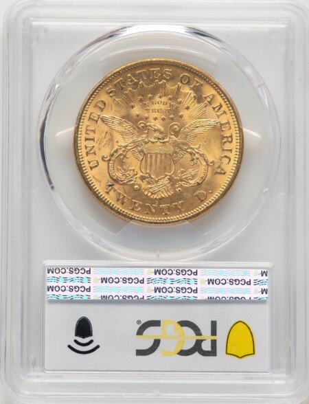 1873-S $20 Closed 3 63 PCGS