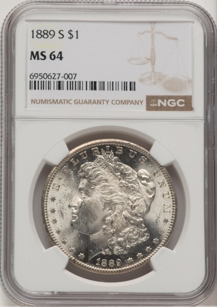 1889-S S$1 64 NGC