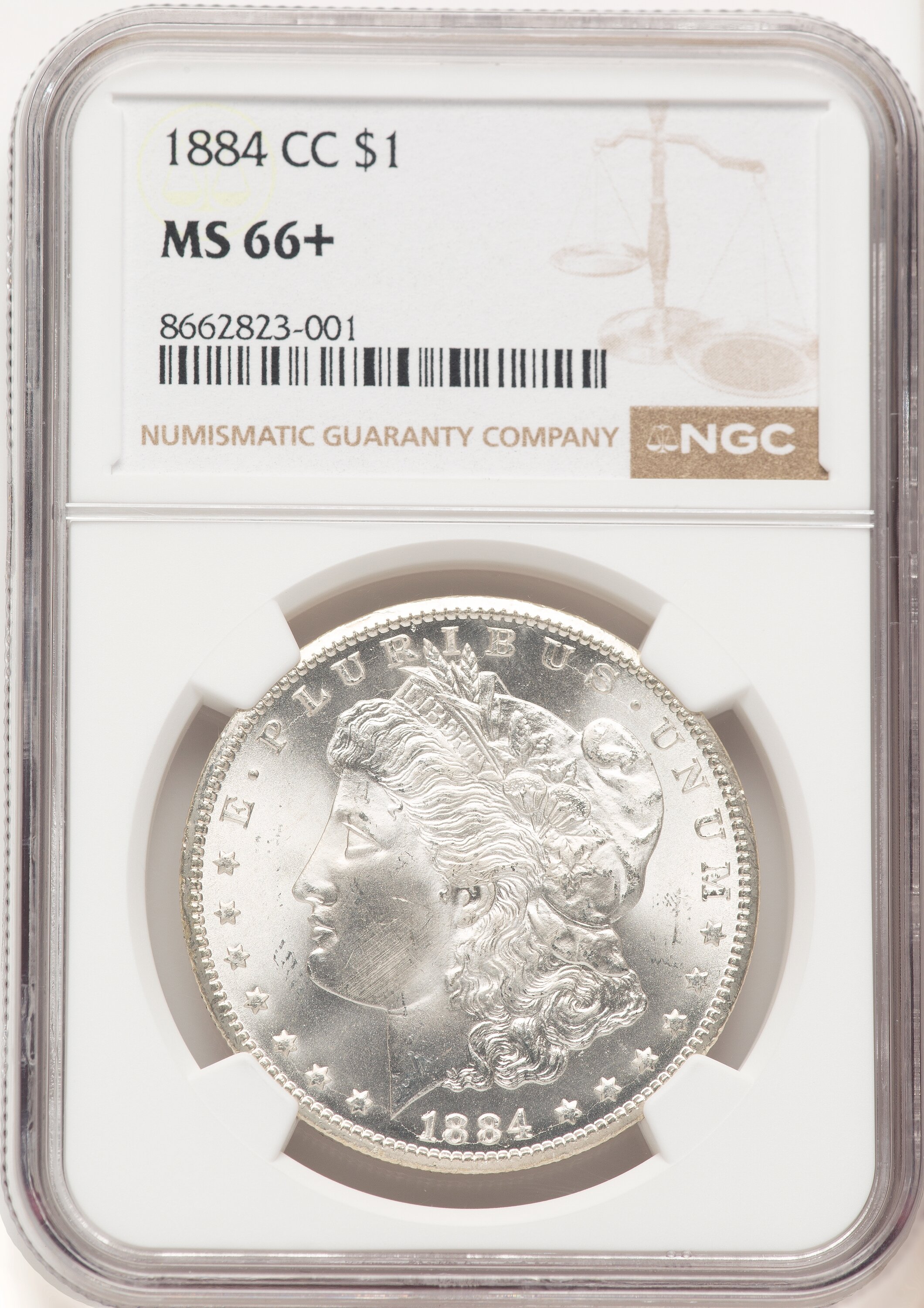 1884-CC S$1 NGC Plus 66 NGC