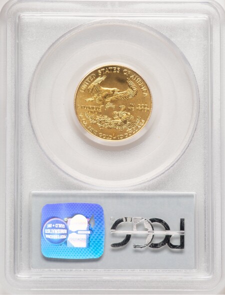1996 Gold Eagle 1/4 oz Blue Label 69 PCGS