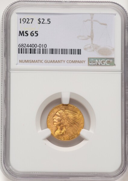 1927 $2 1/2 65 NGC