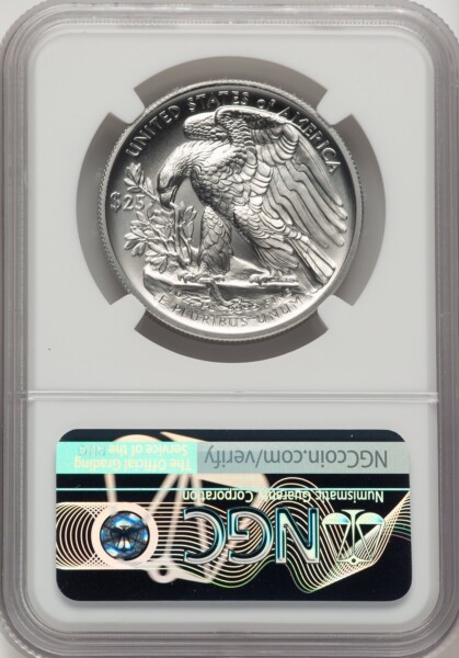 2020-W Palladium Eagle 1 oz Burnished FDI David Motl 70 NGC