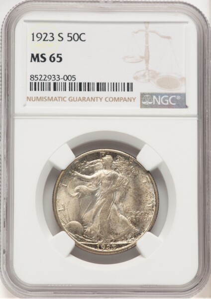 1923-S 50C 65 NGC