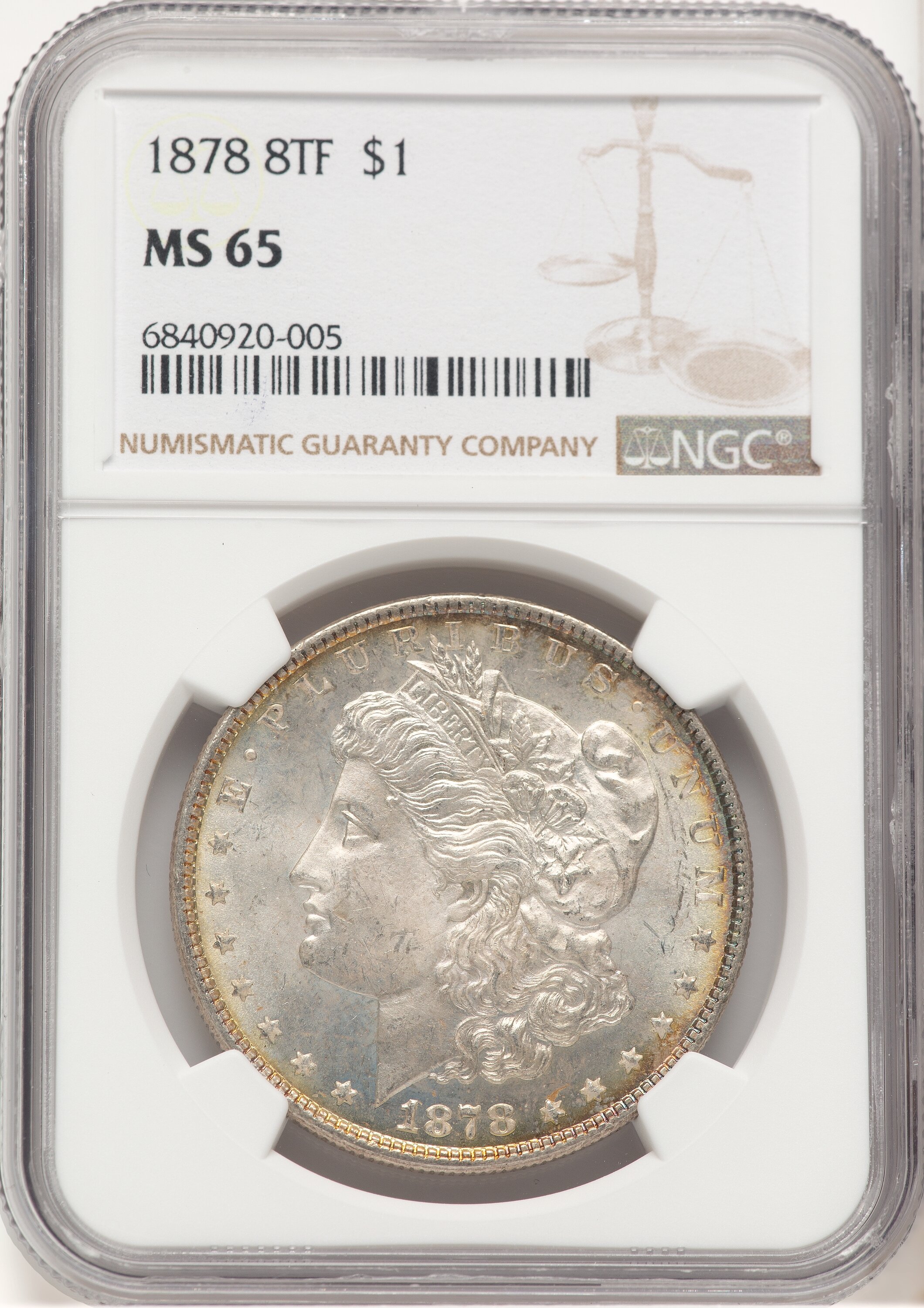1878 8TF S$1 65 NGC