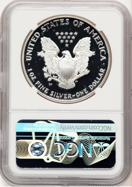 2003-W Proof Silver Eagle 1 oz Rhett Jeppson 70 NGC
