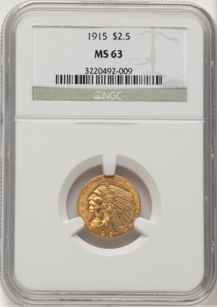 1915 $2 1/2 63 NGC