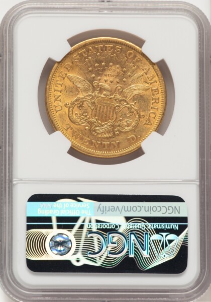 1867-S $20 53 NGC