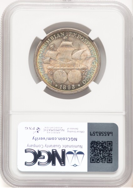 1893 50C COLUMBIAN 66 NGC