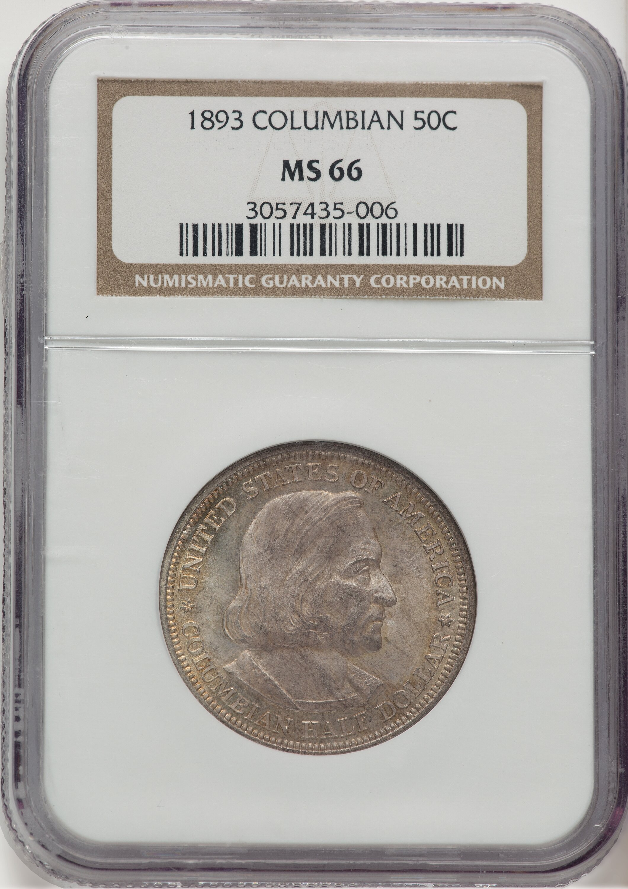 1893 50C COLUMBIAN 66 NGC