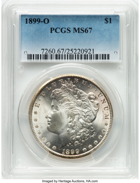 1899-O S$1 67 PCGS
