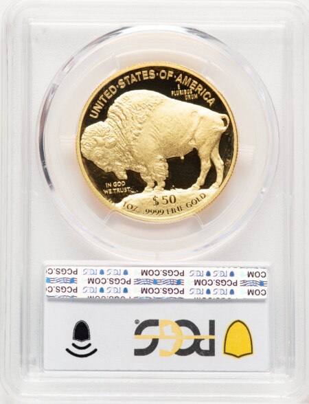2013-W Proof Gold Buffalo 1 oz Blue Gradient 70 PCGS