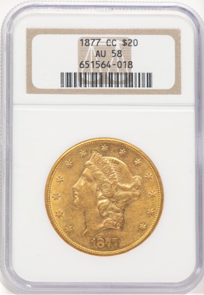1877-CC $20 58 NGC