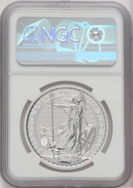 2023 G.B. S2 BRITANNIA-KC III OBVERSE 32ND COIN STRUCK 69 NGC