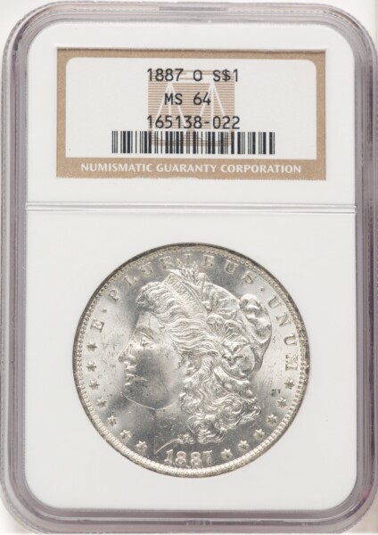 1887-O S$1 64 NGC