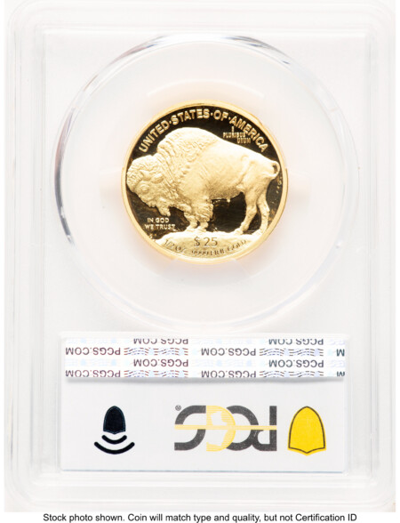 2008-W Proof Gold Buffalo 1/2 oz Blue Gradient 70 PCGS