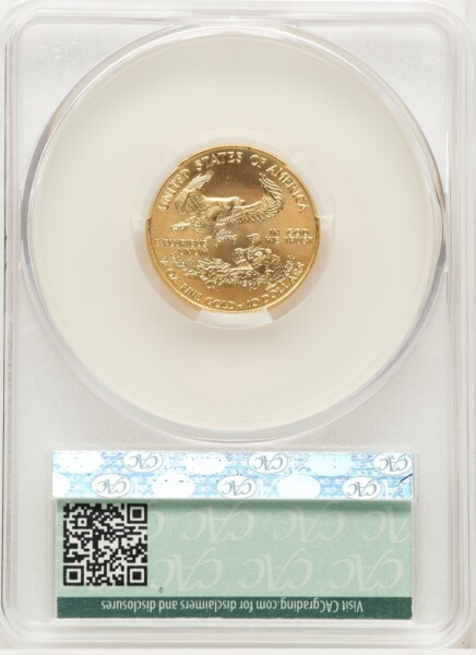 1996 Gold Eagle 1/4 oz Non Designation 69 CACG