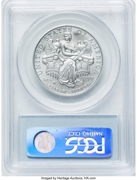 2006-W $100 One-Ounce Platinum Eagle, Burnished, MS 70 PCGS