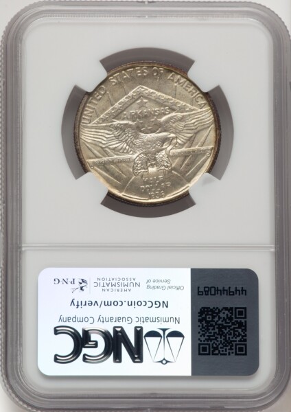 1936 50C Arkansas, MS 67 NGC