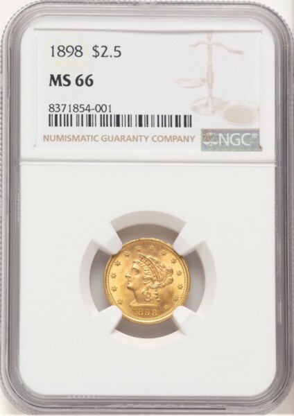 1898 $2 1/2 66 NGC