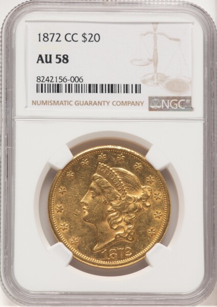 1872-CC $20 58 NGC