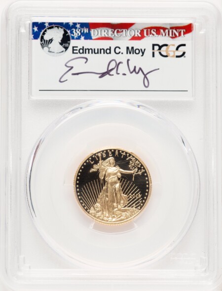 2016-W Proof Gold Eagle 1/4 oz FS Ed Moy 70 PCGS