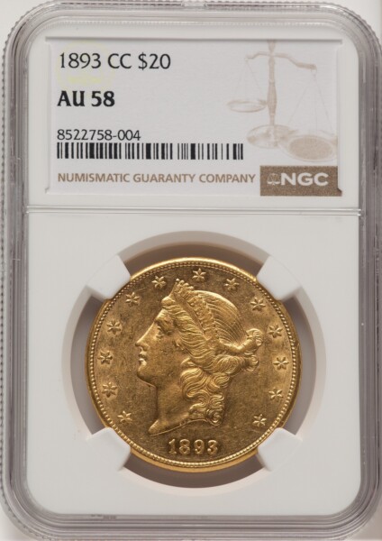 1893-CC $20 58 NGC
