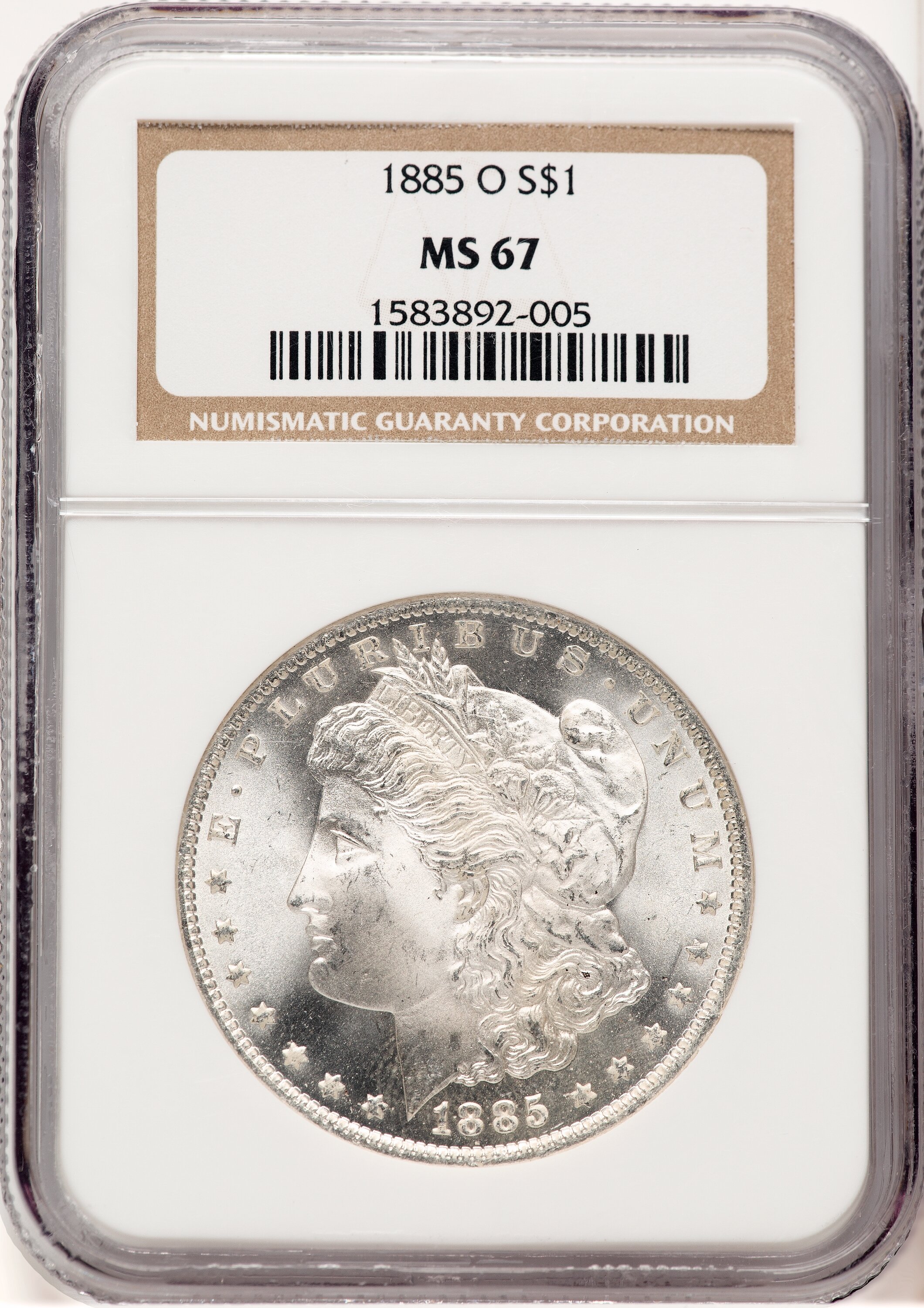 1885-O S$1 67 NGC