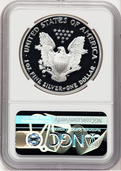 2003-W Proof Silver Eagle 1 oz Thomas Uram 70 NGC