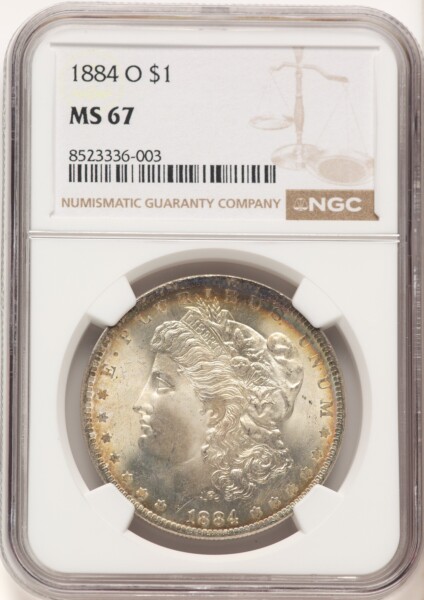 1884-O S$1 67 NGC