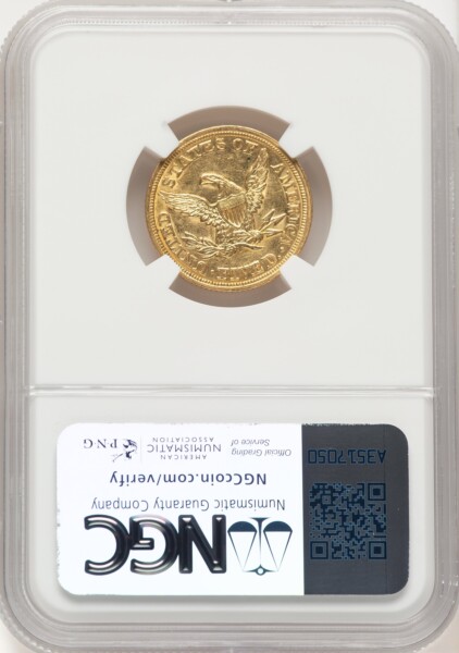 1847 $5 55 NGC