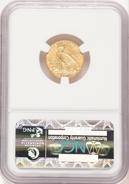 1911-D $2 1/2 63 NGC