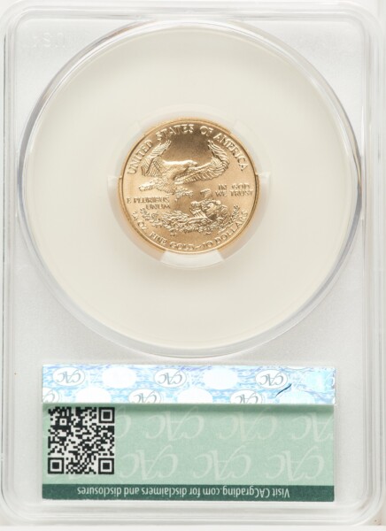 2001 Gold Eagle 1/4 oz Non Designation 69 CACG