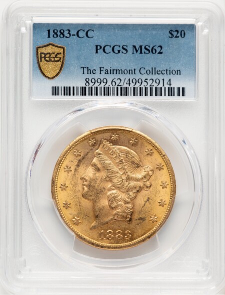 1883-CC $20 PCGS Secure 62 PCGS