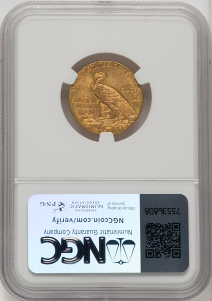 1912 $5 64 NGC