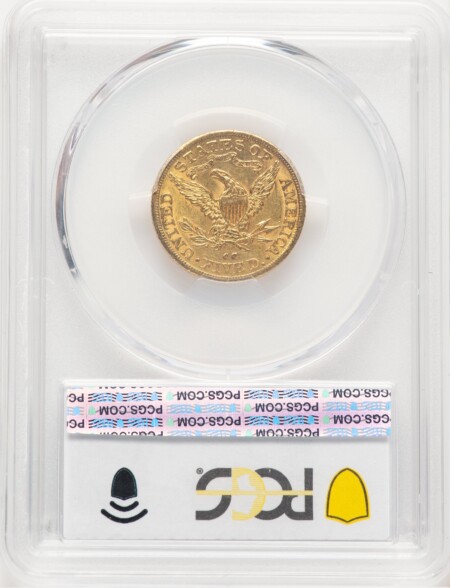 1892-CC $5 62 PCGS