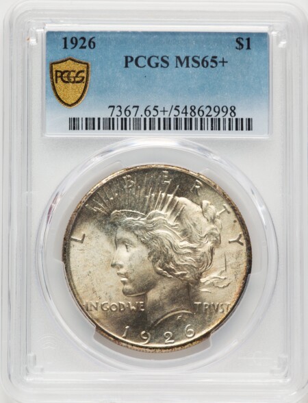 1926 S$1 PCGS Secure PCGS Plus 65 PCGS