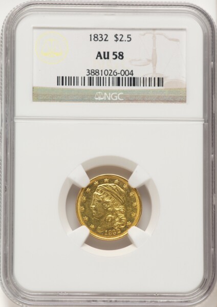 1832 $2 1/2 BD-1 58 NGC