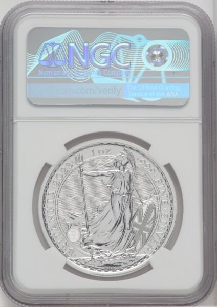2023 G.B. S2 BRITANNIA-KC III OBVERSE 44TH COIN STRUC. 69 NGC