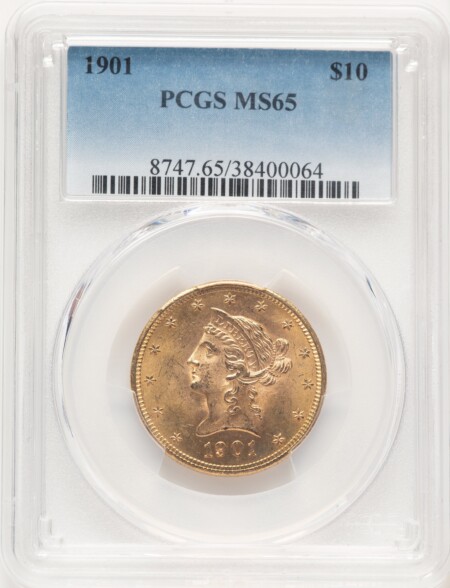 1901 $10 65 PCGS