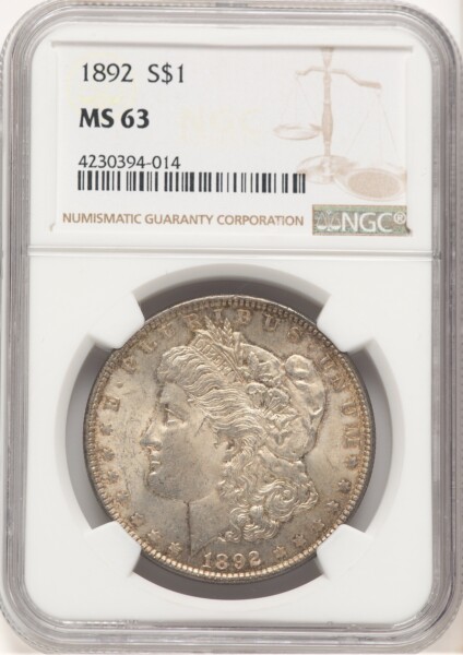 1892 S$1 63 NGC