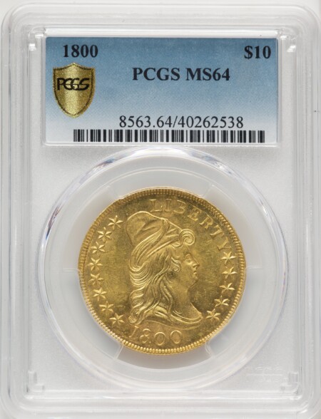1800 $10 PCGS Secure 64 PCGS