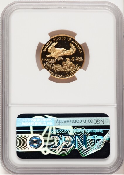 1999-W Proof Gold Eagle 1/4 oz Ed Moy 70 NGC